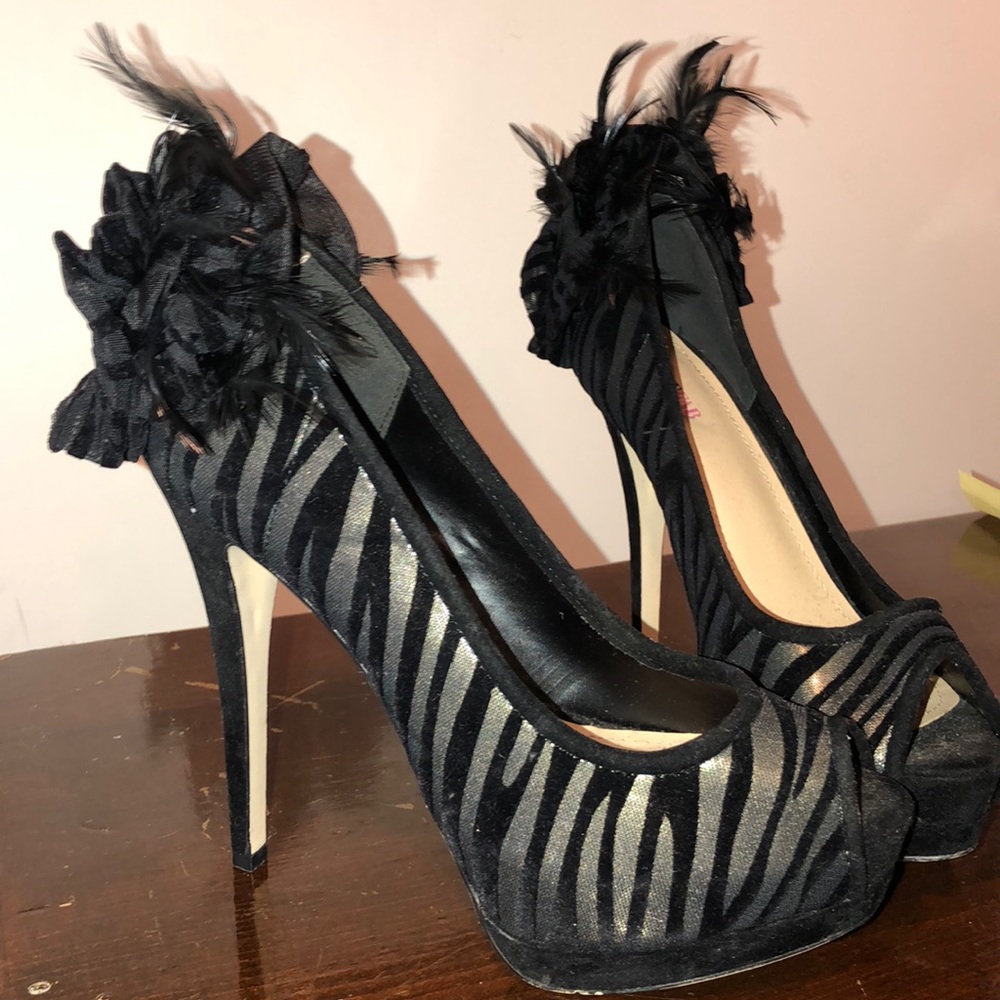 Black high heels